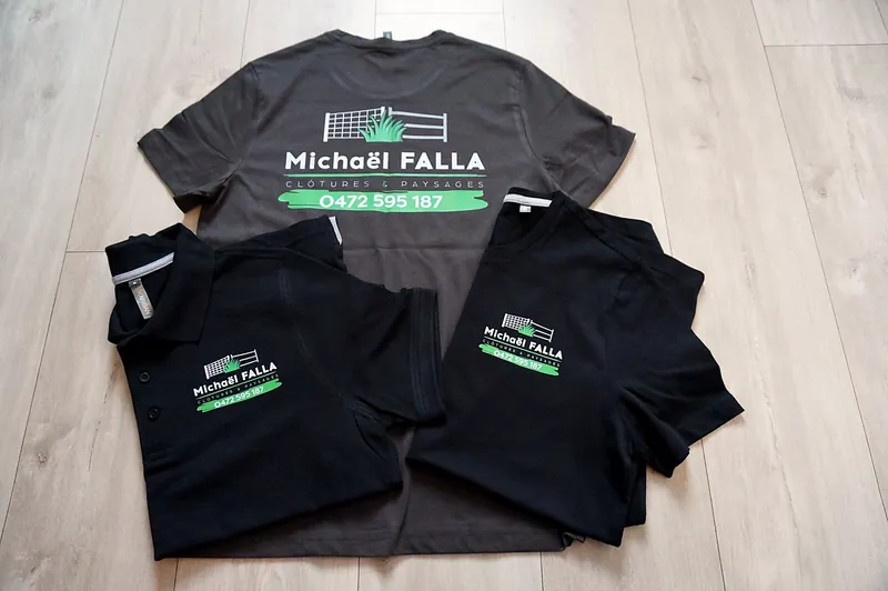 T-shirts et polos Michaël Falla Clôtures & Paysages